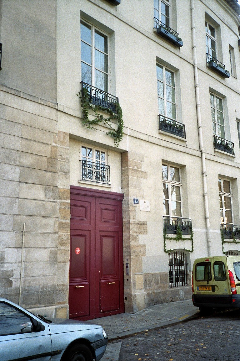 Baudelaire - Paris - Quai d'Anjou, 15