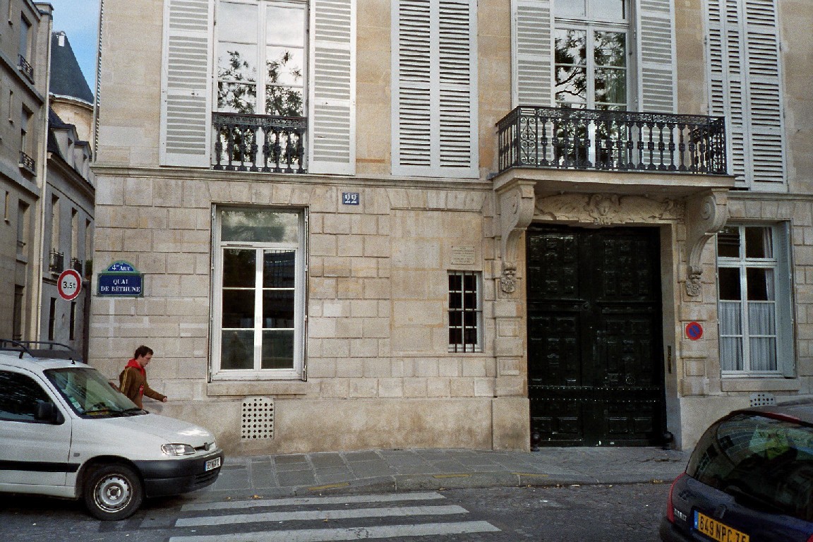 Baudelaire - Paris - Quai de Béthune, 22