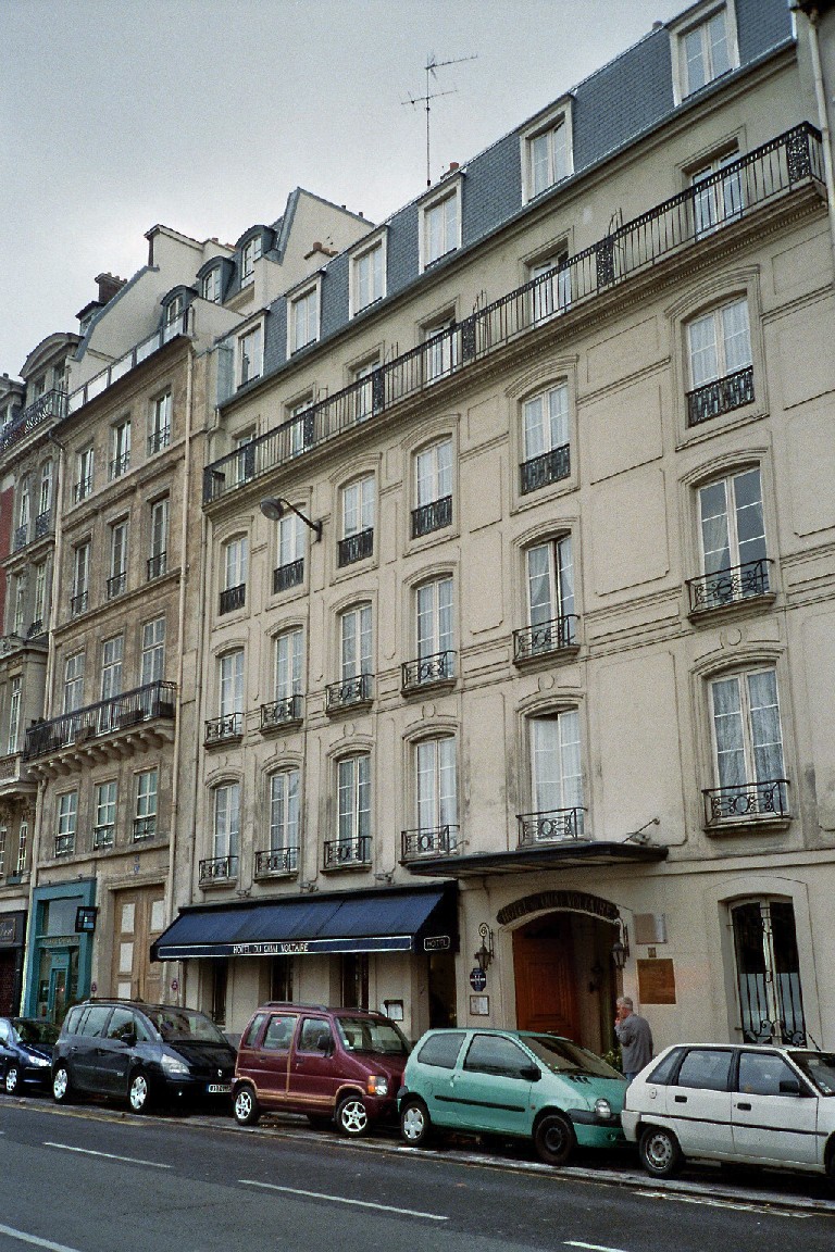 Baudelaire - Paris - Quai Voltaire, 19 (Hôtel Voltaire)