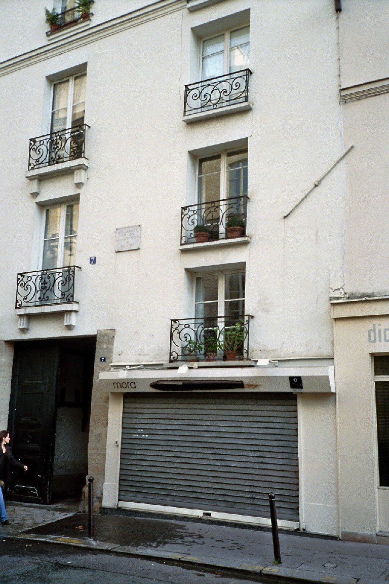 Baudelaire - Paris - Rue de Tournon, 7