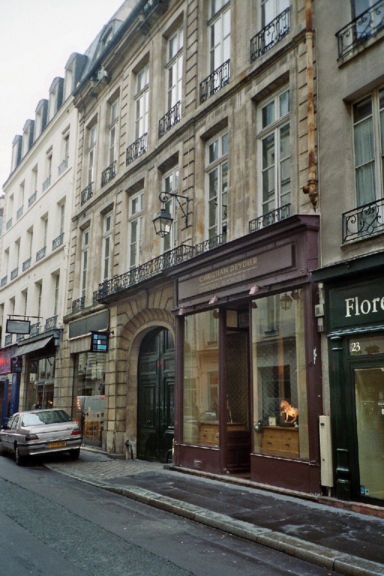 Baudelaire - Paris - Rue du Bac, 21