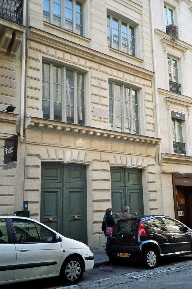 Baudelaire - Paris - Rue Hautefeuille, 13