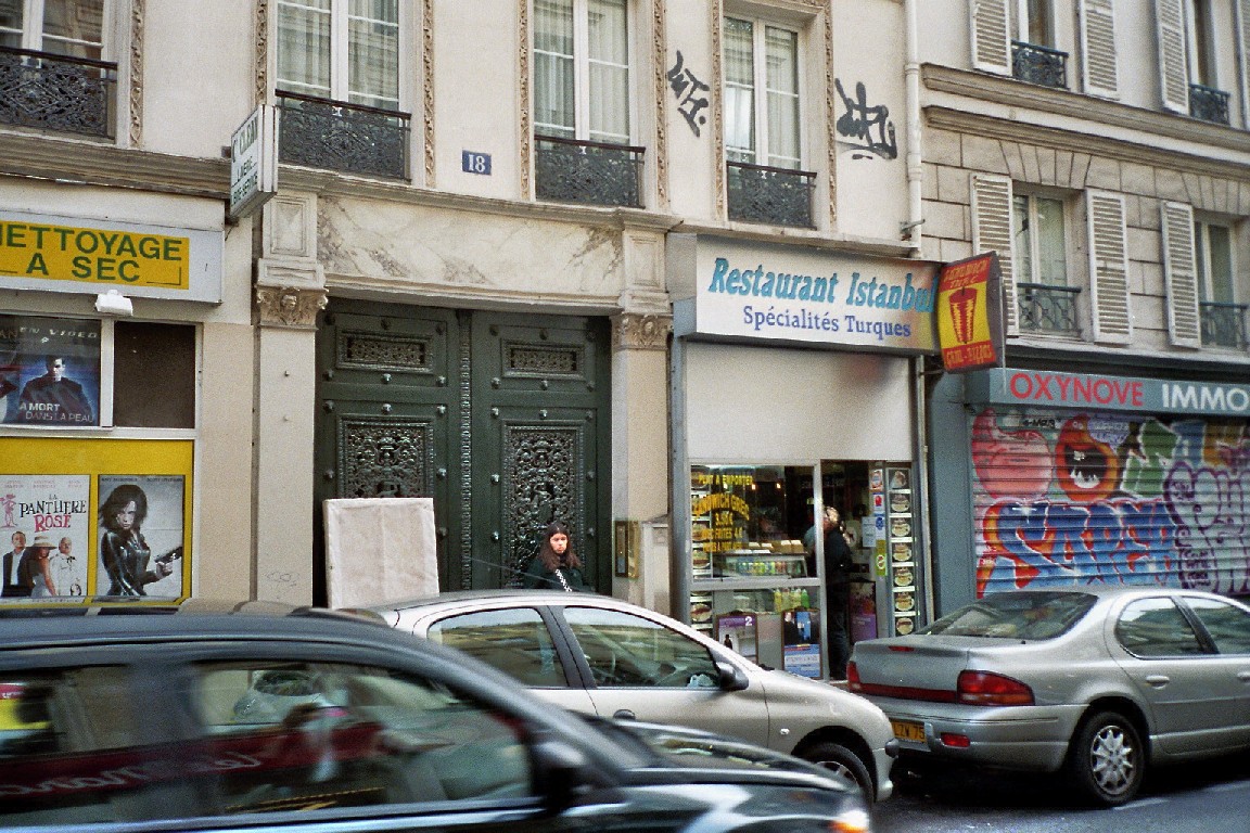 Baudelaire - Paris - Rue Jean-Pierre Timbaud, 18 (Ancienne rue d'Angoulème du Temple)